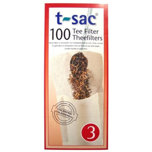 T-sac theefilters nr 3 (18,5 x 8cm) 100st